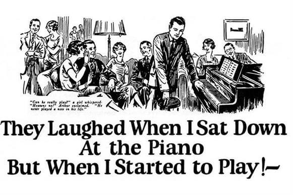 “Ils ont ri quand je me suis assis au piano... Mais quand j'ai commencé à jouer !” John Caples 